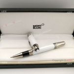 NEW UPGRADED Copy Montblanc John F Kennedy White Barrel Rollerball Pen